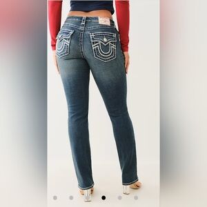 True Religion Billie Straight Leg Jeans